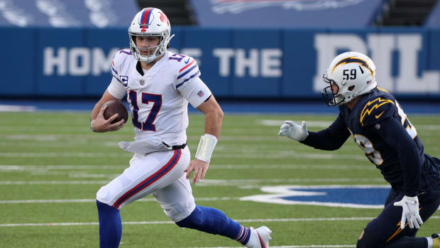 Buffalo Bills Josh Allen Chargers Nick Vigil